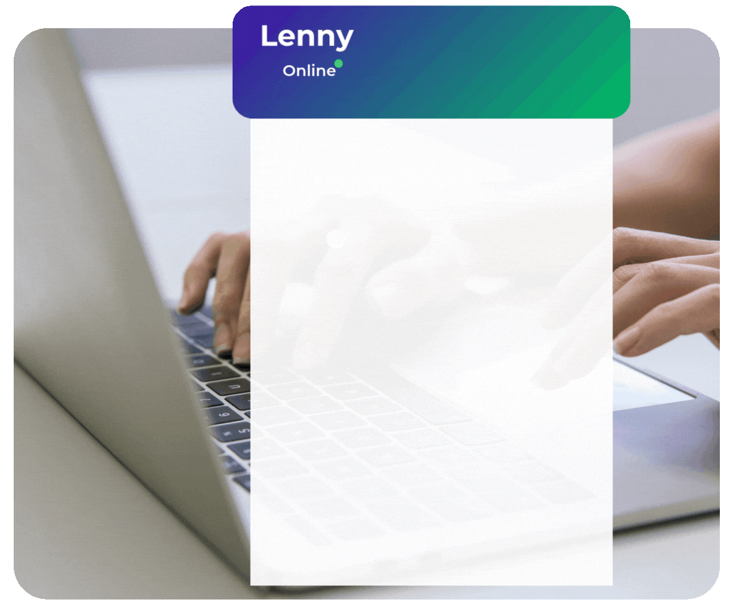LenzVU AI chatbot replying to a website visitor