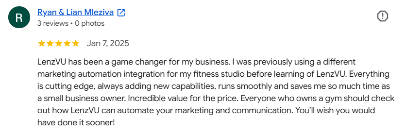 LenzVU client review 7