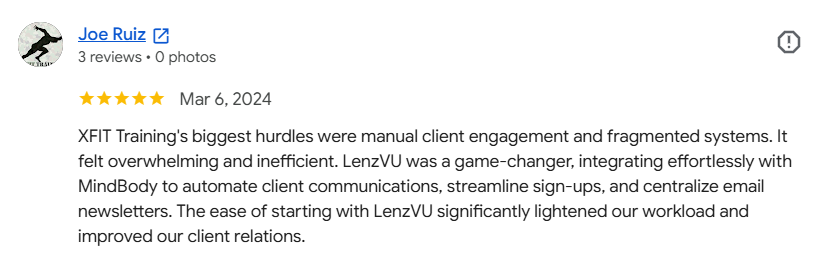 LenzVU client review 11